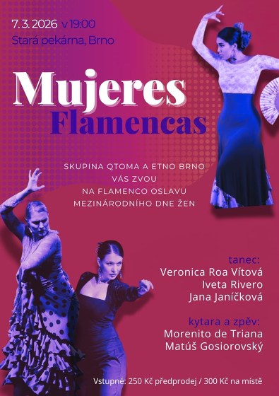 Plakát události Etno Jaro 2026 – Mujeres Flamencas – Flamenco večer