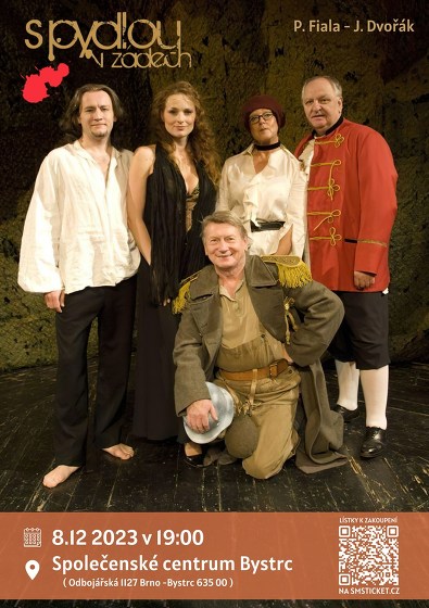 Plakát události S Pydlou v zádech  / Divadelní společnost J. Dvořáka