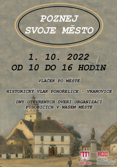 Plakát události Poznej svoje město