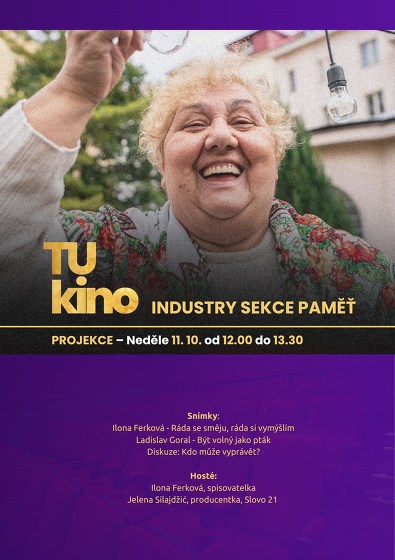 Plakát události Tukino 2026 / Industry: Paměť / Projekce s diskuzí