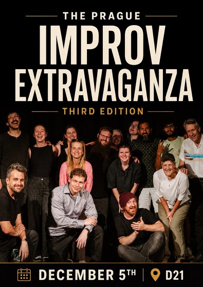 Plakát události The Prague Improv Extravaganza