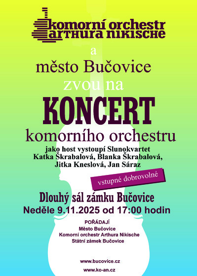 Plakát události Koncert Komorního orchestru Arthura Nikische