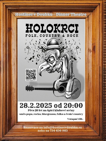 Plakát události Koncert - Holokrci