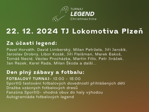 Plakát události Turnaj Legend: Christmas Time