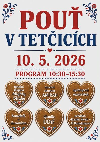 Plakát události Pouť v Tetčicích