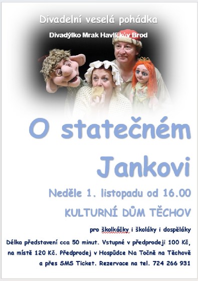 Plakát události O statečném Jankovi