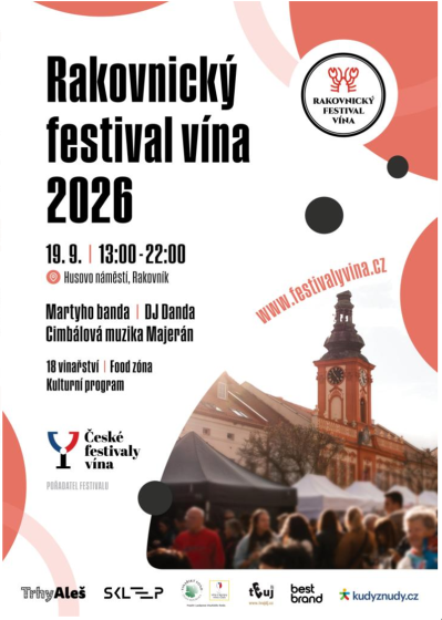 Plakát události Rakovnický festival vína