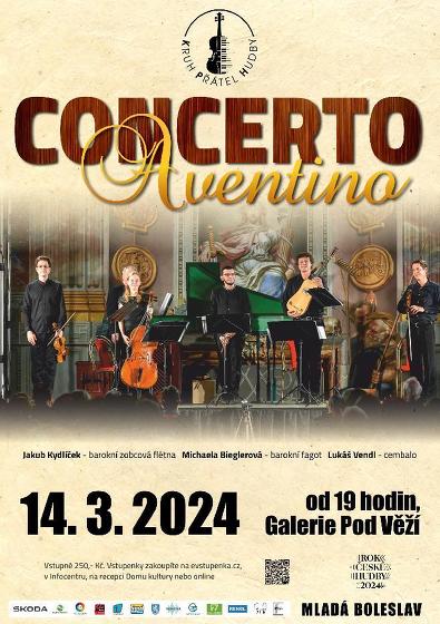 Plakát události Concerto Aventino