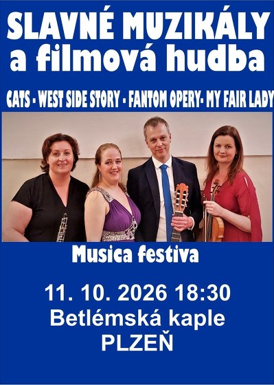 Plakát události Slavné muzikály a filmová hudba