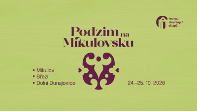 Plakát události Festival otevřených sklepů - Podzim na Mikulovsku 2026