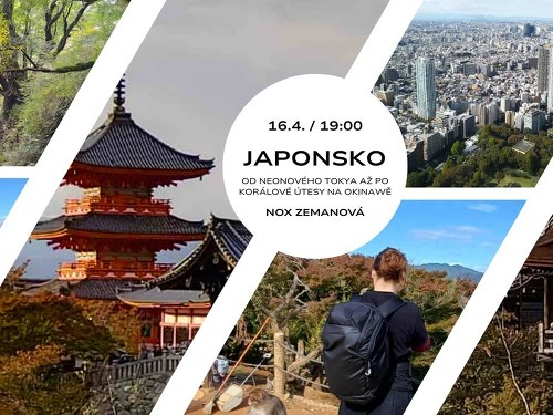 Plakát události Japonsko - od neonového Tokya až po korálové útesy Okinawy