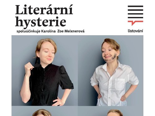 Plakát události LiStOVáNí.cz: Literární hysterie