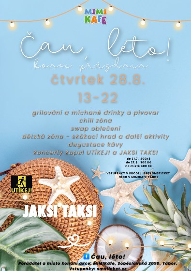Plakát události Čau, léto!