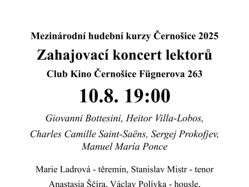 Plakát události Koncert lektorů MHK 2025