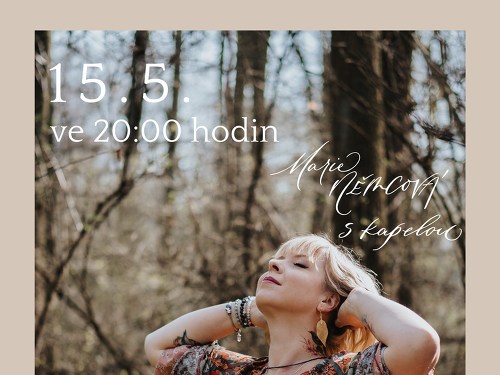 Plakát události Marie Němcová s kapelou - Vinyl club Litoměřice