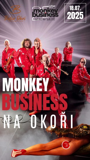 Plakát události Monkey Business - Když múzy mlčí tour 2025