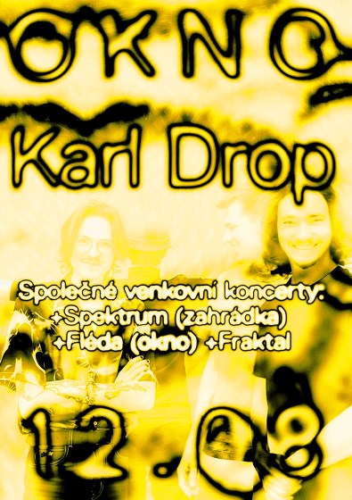 Plakát události OKNO: Karl Drop