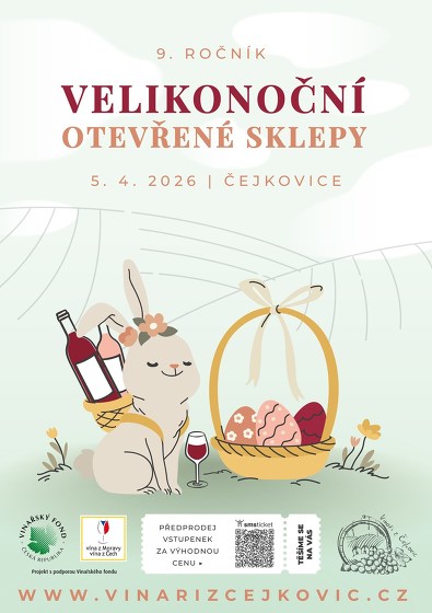 Plakát události Velikonoční otevřené sklepy 2026