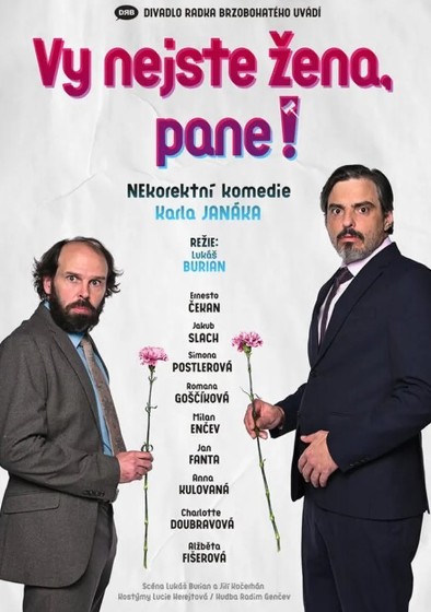 Plakát události Vy nejste žena, pane!