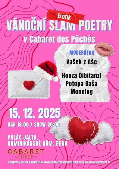 Plakát události Slam  poetry