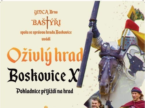 Plakát události Oživlý hrad Boskovice X.