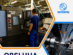 MOTORPAL, a.s. nabízí práci na pozici Obráběč/ka kovů CNC s náborovým příspěvkem v obci Jemnice