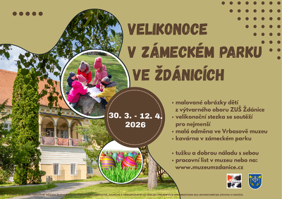Plakát události Velikonoce v zámeckém parku ve Ždánicích