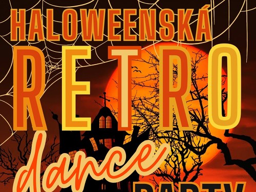 Plakát události Haloween Retro Dance Party