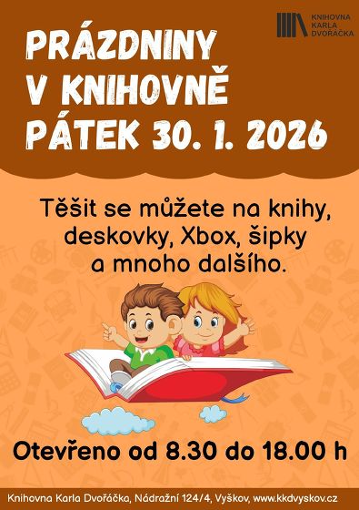 Plakát události Prázdniny v knihovně