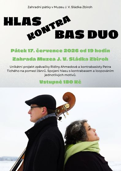 Plakát události Koncert Hlaskontrabas Duo