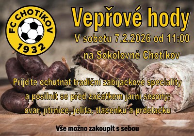 Plakát události Vepřové hody