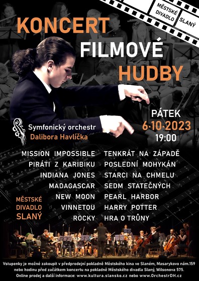Plakát události Koncert filmové hudby
