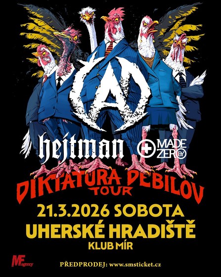 Plakát události Diktatura Debilov Tour 2026