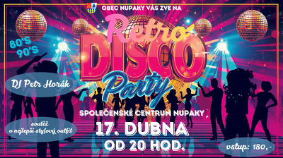 Plakát události Retro disko party