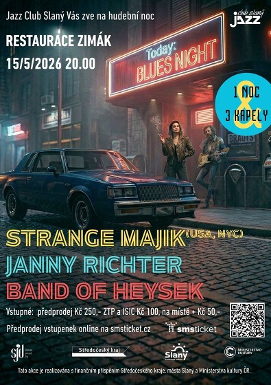 Plakát události Blues Night