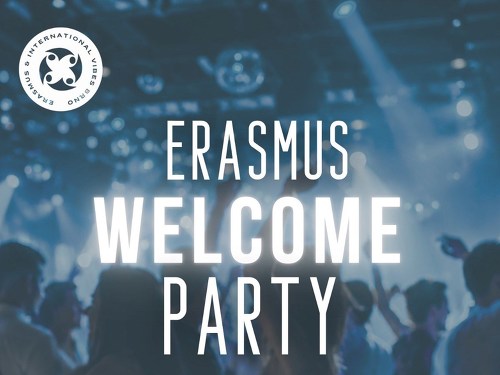 Plakát události Erasmus welcome semester party x 7th september x Artbar