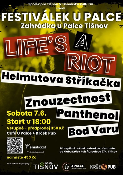 Plakát události Festiválek U Palce