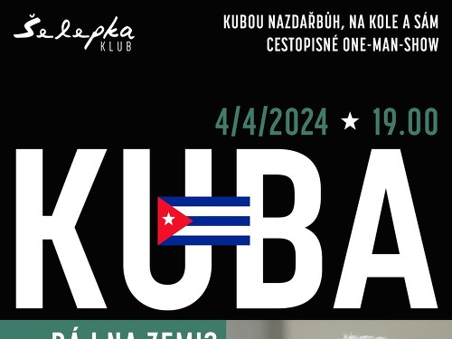 Plakát události Tomáš Hanák - KUBA: RÁJ NA ZEMI?