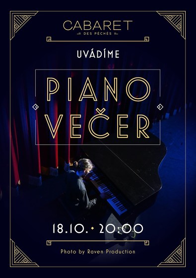 Plakát události PIANO VEČER