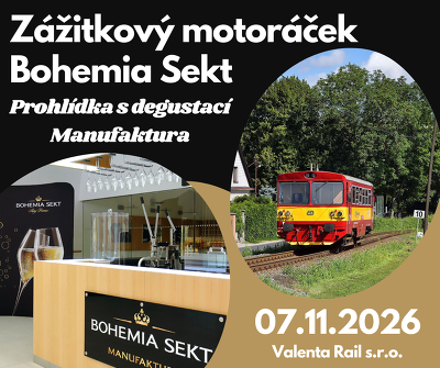 Plakát události Motoráčkem na degustaci do Bohemia Sektu