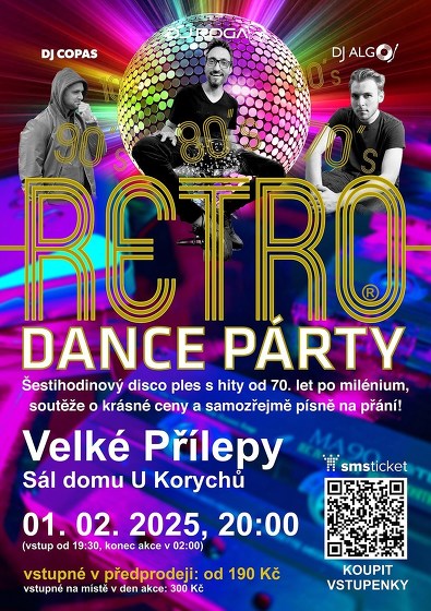 Plakát události Retro Dance Párty