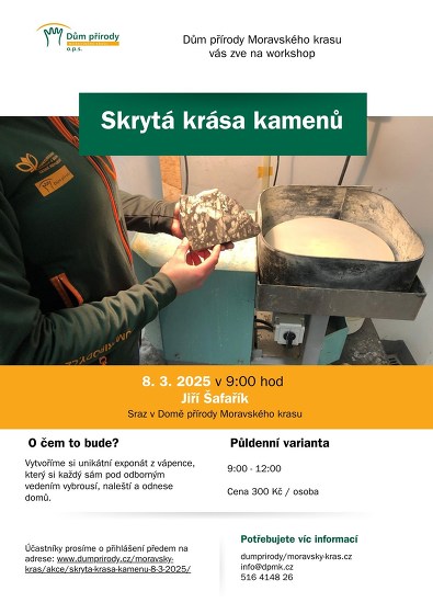 Plakát události Skrytá krása kamenů březen 2. termín - půldenní