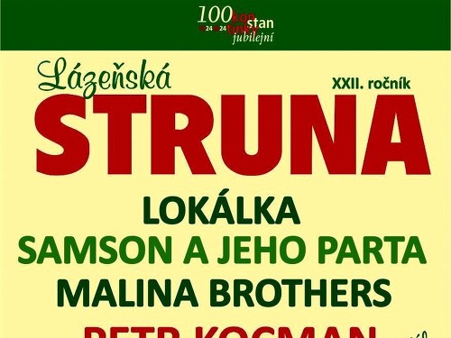 Plakát události LÁZEŇSKÁ STRUNA 2024 v Konstantinkách