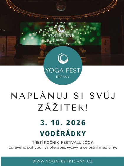 Plakát události Yoga Fest Říčany