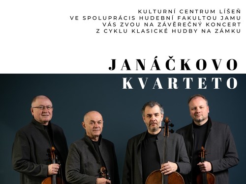 Plakát události Klasická hudba na zámku - Janáčkovo kvarteto