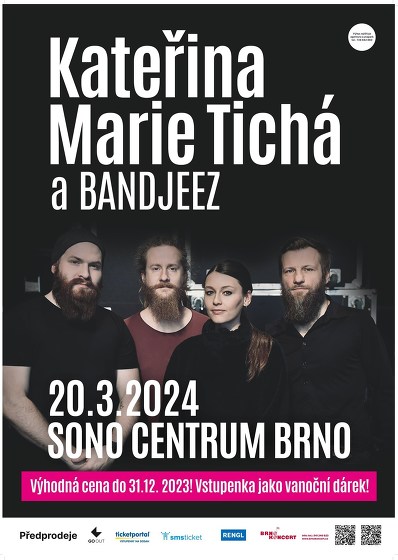 Plakát události Kateřina Marie Tichá a Bandjeez
