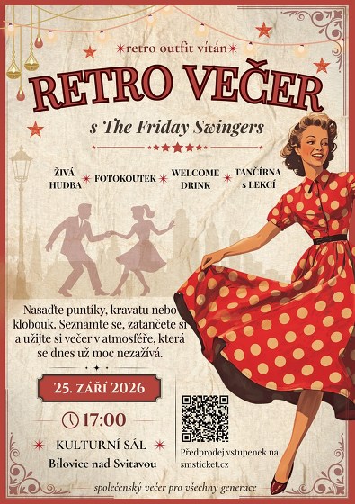 Plakát události Retro večer s The Friday Swingers