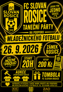 Benefice pro fotbalovou mládež Slovanu Rosice