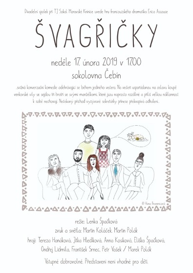 Plakát události Divadelní představení: Švagřičky