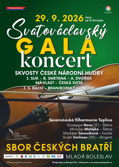 Plakát události Svatováclavský Gala koncert